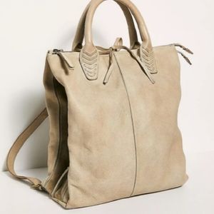 Free People Crossroad Convertible Leather Backpack